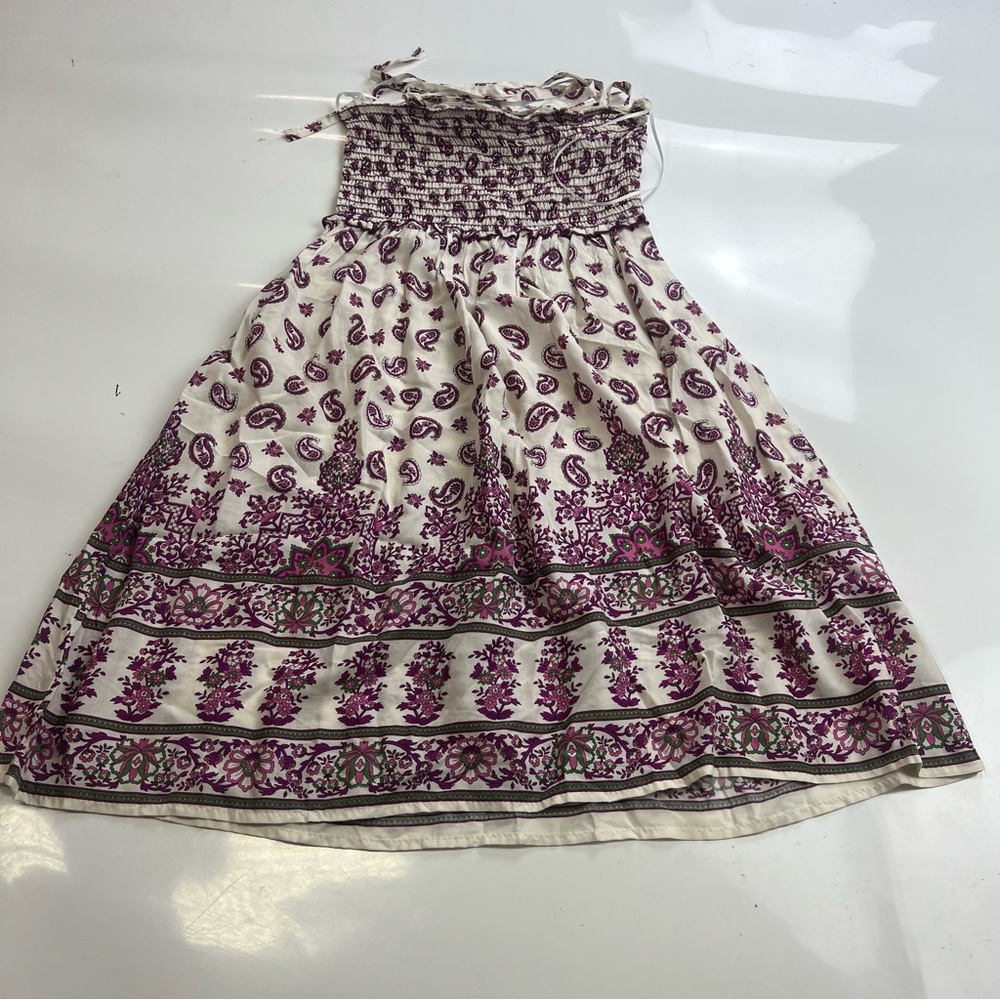 Ellison women’s white and purple dress S m126-32